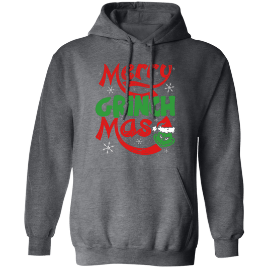 Merry Grinch Mas, Merry Christmas, Grinch Xmas, Funny Grinch, Trendy Halloween Pullover Hoodie