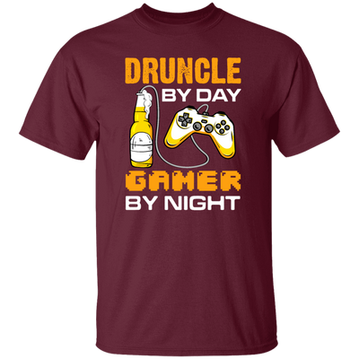 Druncle By Day, Gamer By Night, Funny Uncle Gift Unisex T-Shirt