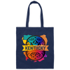 Love Kentucky, Best Of Colorful Gift, Mixed Pattern, Kentuky Lover Canvas Tote Bag