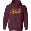 Birthday Squad, Perfect Birthday, Retro Birthday Gift, Orange Tone Pullover Hoodie