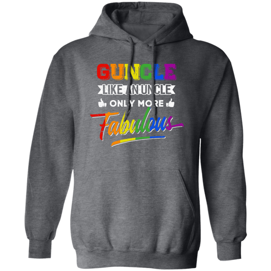 Guncle Like An Uncle, Only More Fabulous, Lgbt Pride Pullover Hoodie