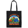 I Am Ready For Campfire, Funny Camping Canvas Tote Bag