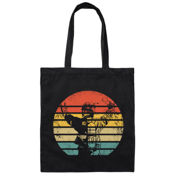 Firefighter Fire Department Thin Red Line Firewoma Canvas Tote Bag