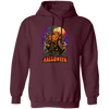 Halloween Holiday, Pumpkin Halloween, Horror Halloween Pullover Hoodie