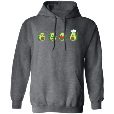 Avocado, Cute Avocado, Love Avocado, Avocado Lover Pullover Hoodie