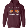 I Like Her Pumpkins, Sexy Girl, Trendy Halloween, Like Her Boobs Pullover Hoodie