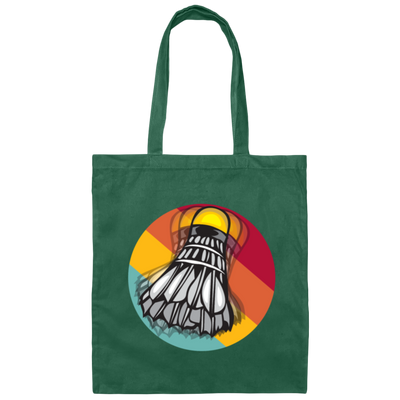 Retro Unique Badminton, Shuttlecock Perfect Gift Idea, For All Badminton Players And Lovers Canvas Tote Bag
