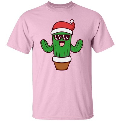 Christmas Cactus, Cactus In Flowerpot, Cactus Wear Sunglasses, Merry Christmas, Trendy Chrismas Unisex T-Shirt