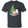 Funnny Santa, Merry Christmas Snow White, Santa In Pool, Trendy Halloween Unisex T-Shirt