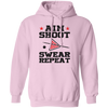 Aim Shoot Swear Repeat, Love Billiard, Billiard Lover Pullover Hoodie