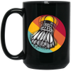 Retro Unique Badminton, Shuttlecock Perfect Gift Idea, For All Badminton Players And Lovers Black Mug