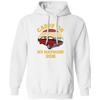 Carry On My Wayward Son, Red Car, Classic Car Pullover Hoodie