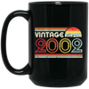 18th 2002 Birthday Gift, Product Classic, Vintage 2002, Love 2002 Black Mug