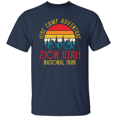 Hike Camp Adventure Zion Utah National Park, Retro Zion Unisex T-Shirt