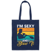 Blow Glass Job, I Am Sexy And I Blow It, Blowing Retro Style Best Jobs Canvas Tote Bag