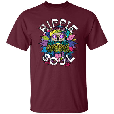 Hippie Soul, Cool Soul, Cool Skull, Hippie Style Unisex T-Shirt