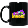 Bingo Balls, Love Bingo, Funny Bingo Game, Funny Game Black Mug