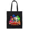 Halloween Horror, Ghosts In Halloween Party Canvas Tote Bag