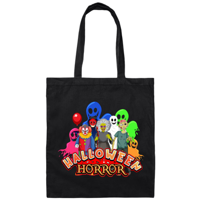 Halloween Horror, Ghosts In Halloween Party Canvas Tote Bag