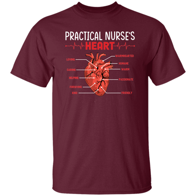 Practical Nurse Heart, Love Heart, My Heart Is Yours Unisex T-Shirt