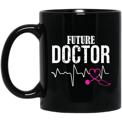 Doctor Gifts, Medical Student, Future Doctor, Doctor Student Gift Black Mug