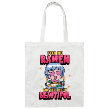 Anime Ramen Otaku Weeb Japan Food Gift Canvas Tote Bag