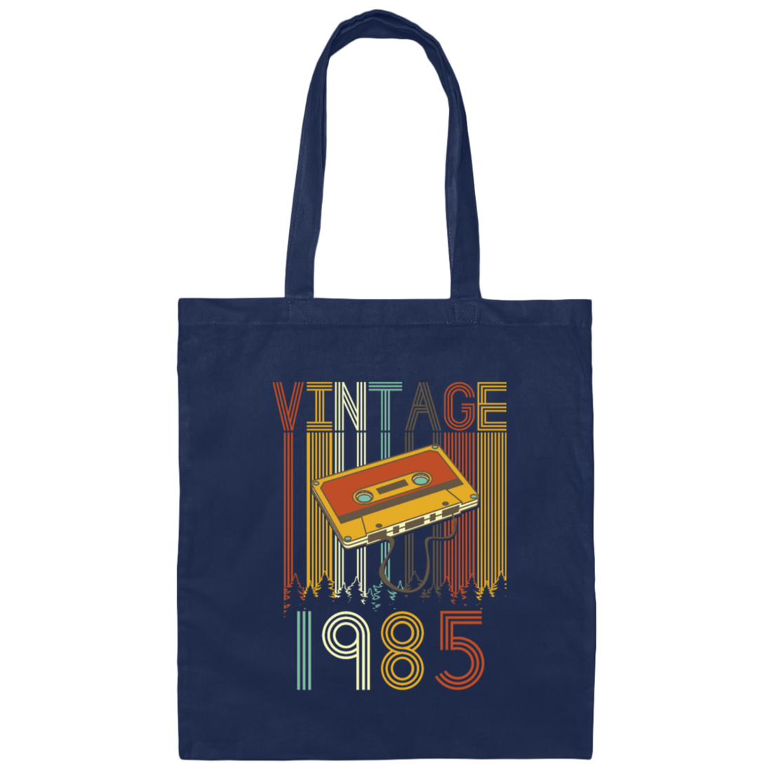 Vintage 1985 Limited, Retro Radio Limited 1985 Canvas Tote Bag