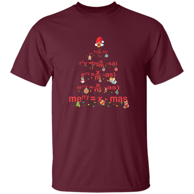 Merry Xmas, Merry Christ-math, Christmas Tree Unisex T-Shirt