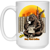 But, First Coffee, The King Of Monsters, Giant Gorilla, Big Gorilla Gift White Mug