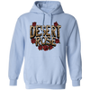 Desert Rose, Retro Roses, Cowboy Roses Lover Pullover Hoodie