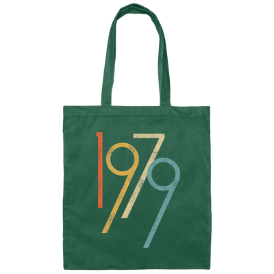 Birthday Gift Vintage 1979 Graphic Men Women Canvas Tote Bag