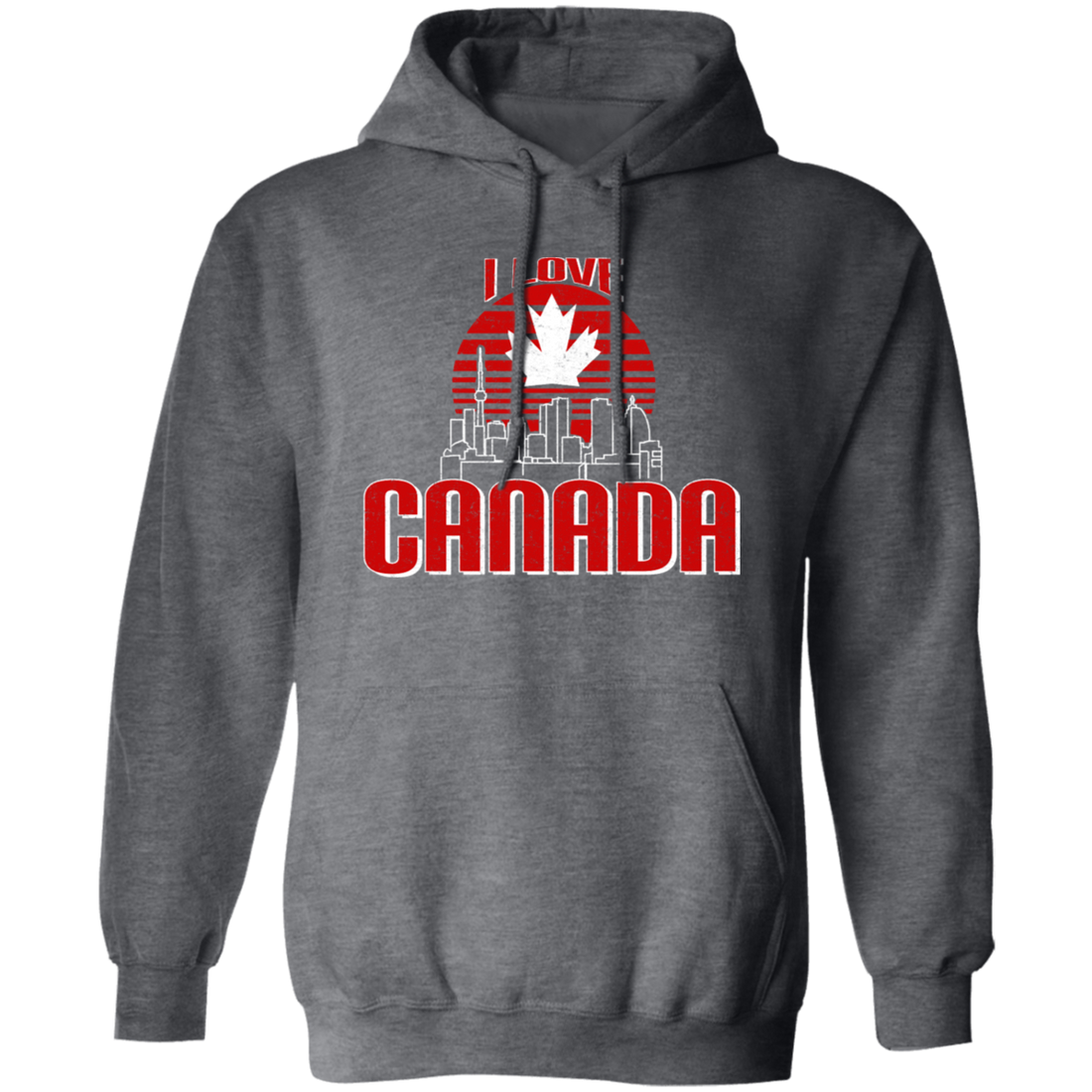 Canada Love, Vancouver, Maple Leaf, Love Canada, Best Country Pullover Hoodie