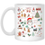 Love Noel, Funny Santa, Merry Christmas, Santa Claus White Mug