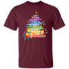 Crayon Xmas Tree, Xmas Tree Made From Crayon, Xmas Lights, Merry Christmas, Trendy Christmas Unisex T-Shirt