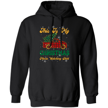 This Is My Christmas Movie Watching, Merry Christmas, Trendy Christmas Pullover Hoodie