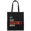 Eat Sleep Volleyball Repeat, Love Sport, Best Volleyball, Love Balls Canvas Tote Bag