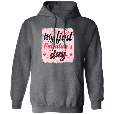 Love This Day, My First Valentine, Couple Anniversary Day, Valentine's Day, Trendy Valentine Pullover Hoodie