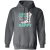 Cowboy Gift, Line Dancing Makes My Heart Happy Vintage Pullover Hoodie