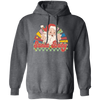 Santa Baby, Santa Claus, Merry Christmas, Groovy Christmas Pullover Hoodie