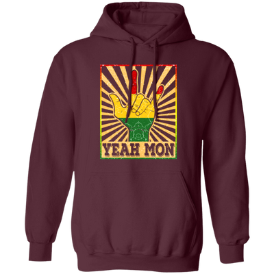 Jamaica Carribean, Jamaican Vacation, Rasta Reagge, Yeah Mon Pullover Hoodie