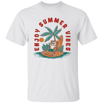 Enjoy Summer Vibes, Relax On Hawaii, Palm Tree Oasis Unisex T-Shirt