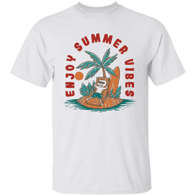 Enjoy Summer Vibes, Relax On Hawaii, Palm Tree Oasis Unisex T-Shirt