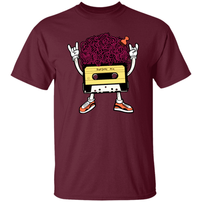 Funny Music, Cassette With Cool Hair And Comb, Lovely Cassette, Best Gift Unisex T-Shirt