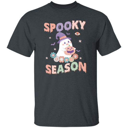 Spooky Season, Happy Halloween, Cute Boo Unisex T-Shirt