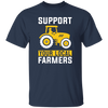 Support Your Local Farmers, Trucktor Retro, Retro Farming Unisex T-Shirt