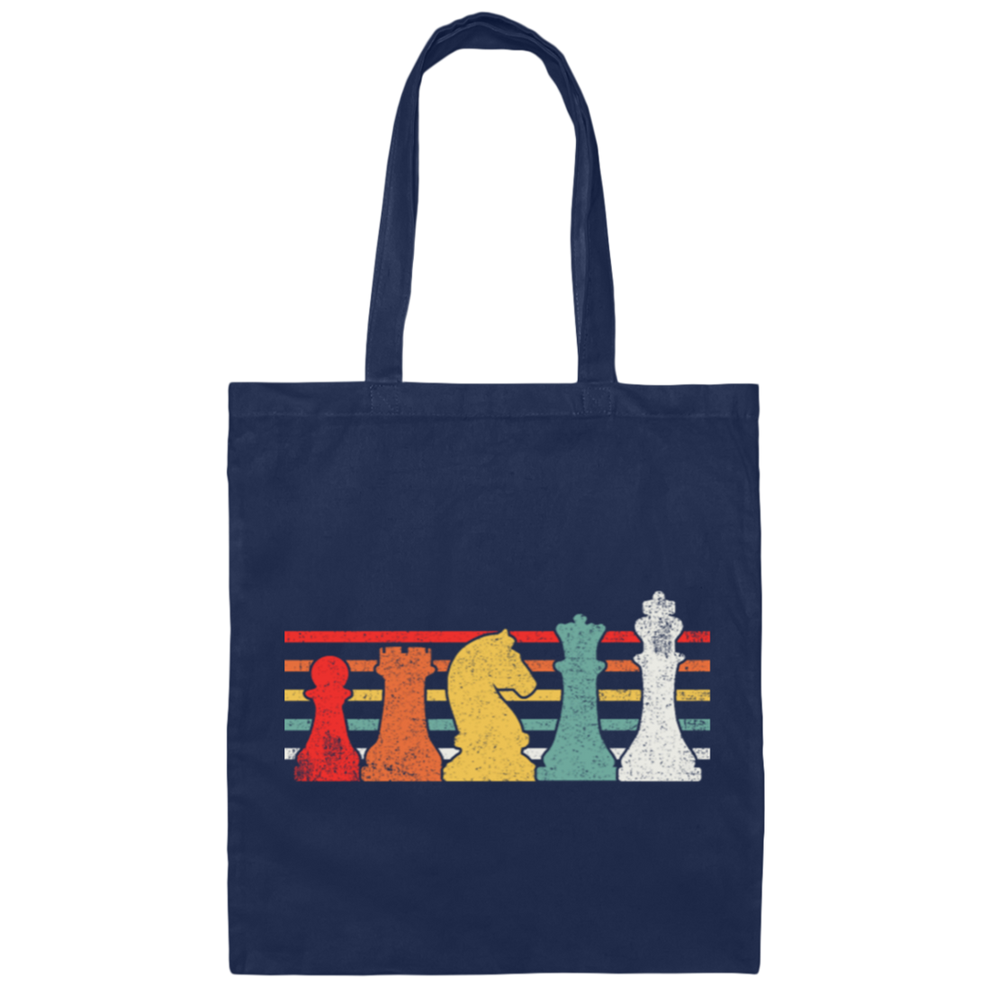 Chess Team, Chess Player, Retro Chess, Chess Vintage Canvas Tote Bag