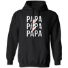 Papa Gift, Baseball Lover Gift, Love Baseball Gift, Papa Baseball Gift Pullover Hoodie