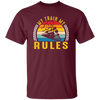 My Train, My Rules, Retro Train, Retro Rules, Train Silhouette Unisex T-Shirt