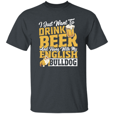 Love Bulldog, Love Beer, Love To Drink Beer, Best Of Beer  Lover Gift Unisex T-Shirt