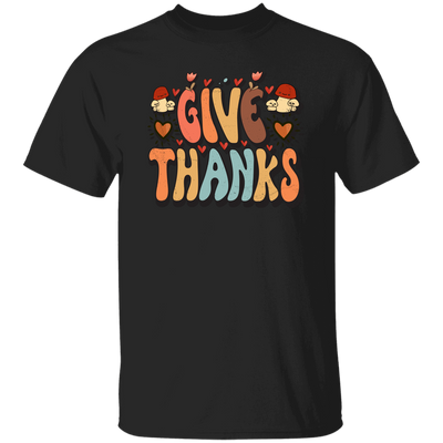 Give Thanks, Thanksgiving's Day, Thankful Design Unisex T-Shirt